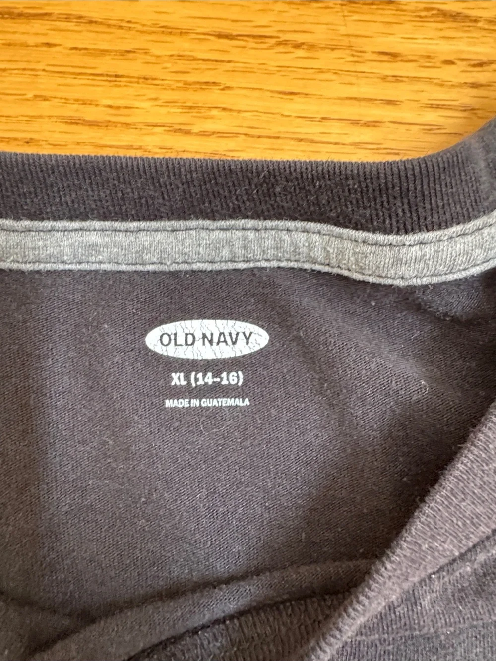 Old Navy Black Short-Sleeve Tee with Rainbow 